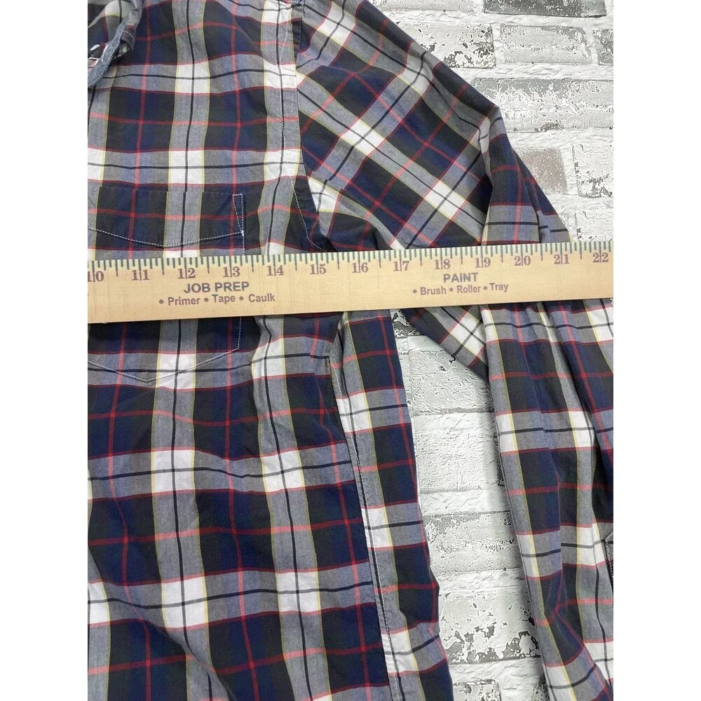 J.Crew Mens Button Down Shirt Size S Multicolor Plaid Long Sleeve Cotton